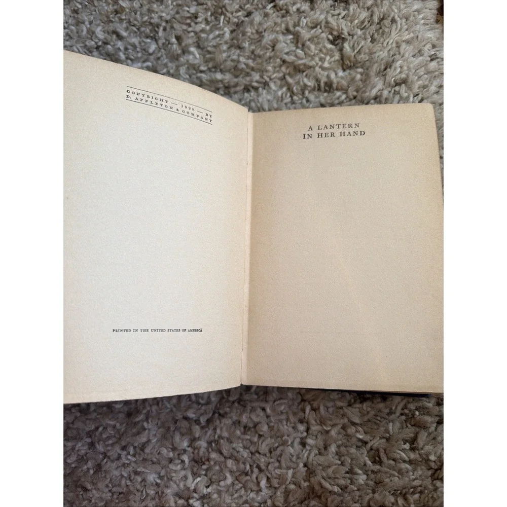 A Lantern in Her Hand by Bess Streeter Aldrich 1928 Grosset & Dunlap HC EUC